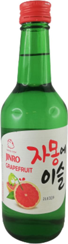 JINRO Soju, Flavoured Jinro Grapefruit, Koreanisches Produktbild 