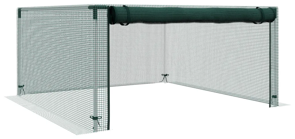 Filet de jardin à mailles serrées 125cm avec cadre robuste galvanisé 19mm