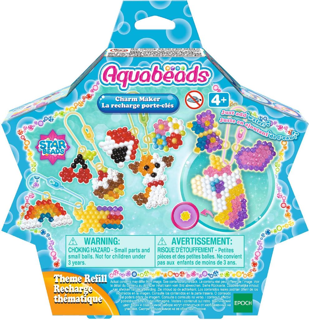 Creazioni Brillanti: Set Perline Aquabeads con Ciondoli Immagine del prodotto 