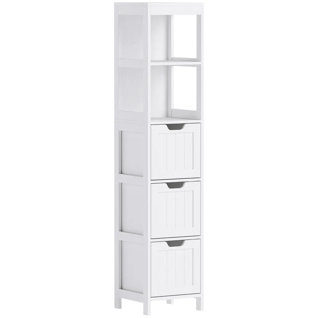 Meuble de Rangement Fin Blanc pour Salle de Bain : Dites Adieu au Désordre
