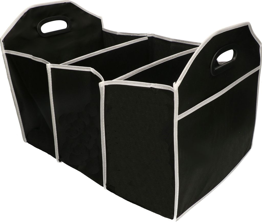 KOTARBAU Faltbarer Kofferraum-Organizer 52x32x32cm mit 3 Kammern