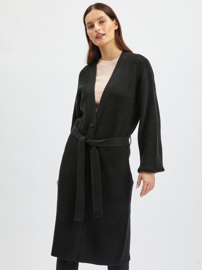 Orsay Schwarzer langer Cardigan für Damen 511191-660000__M