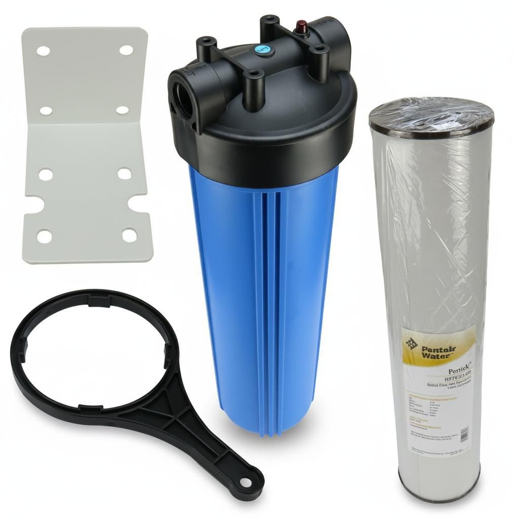 Hauswasserfilter 20 Zoll BigBlue Vorfilter Gartenfilter Produktbild 