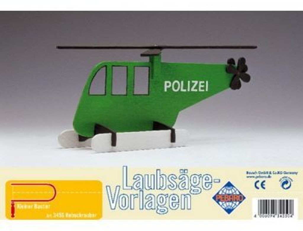 Pebaro Laubsägevorlage Hubschrauber