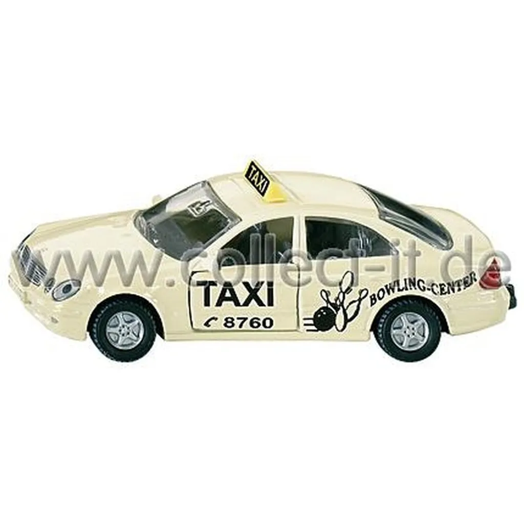 Taxi Mercedes-Benz Siku 1363 en métal injecté avec finitions réalistes
