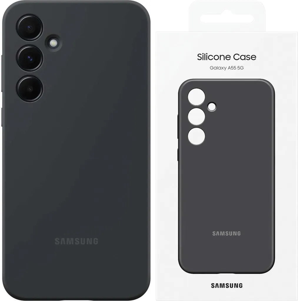Custodia Samsung Galaxy A55 5G EF-PA556 Silicone Nero per Business