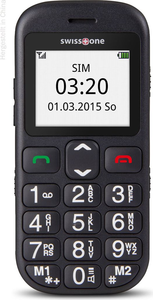 mobilný telefón swisstone BBM 320C s veľkým tlačidlom Obrázok produktu 2