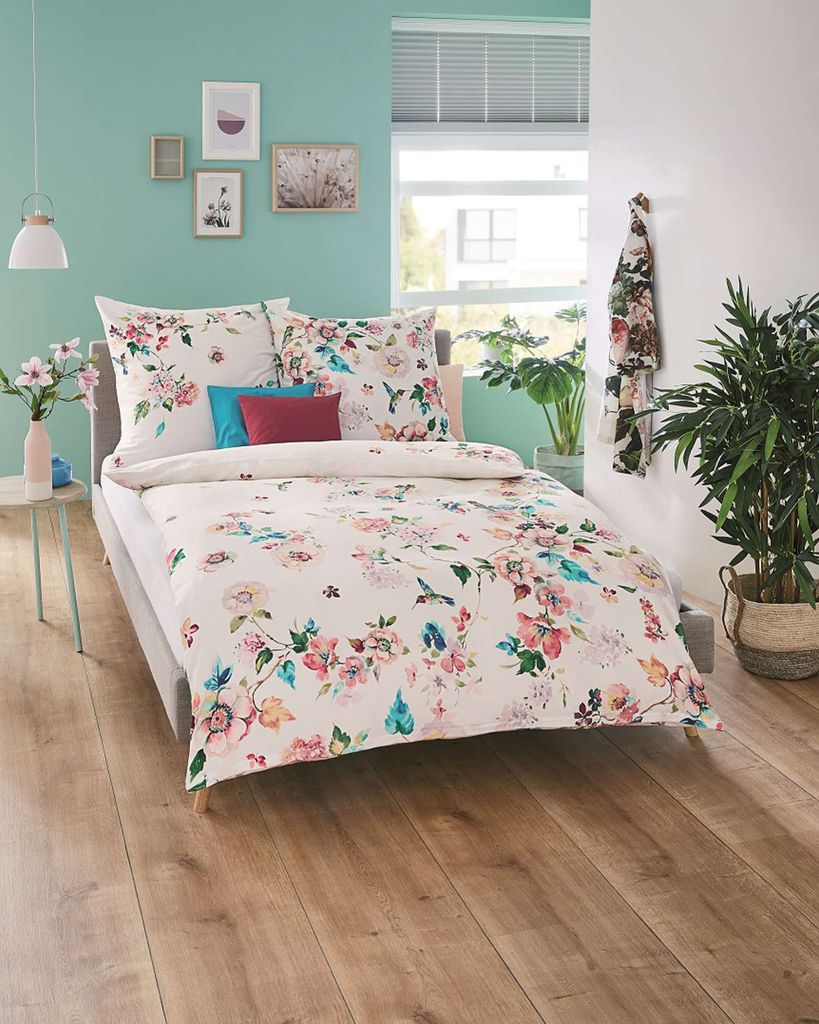 Kaeppel Mako-Satin Bettwäsche Romina bunt 135x200 cm + 80x80 cm