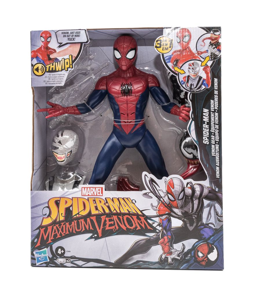 Actionfigur Spider-Man Maximum Venom 3in1 Hasbro E7493 Sprache Englisch ca 35 cm 
