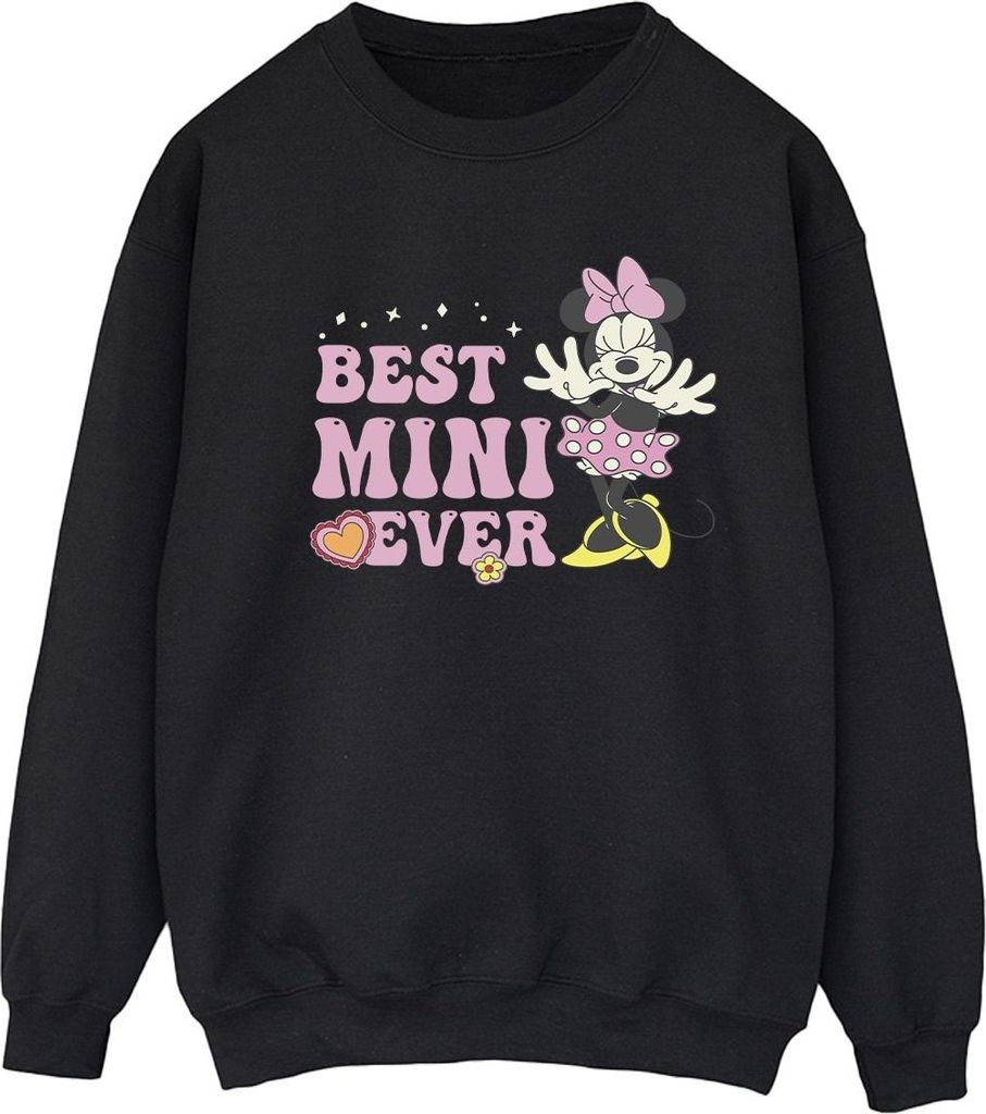 Disney - "Best Mini Ever" Sweatshirt für Damen BI29023 (M) (Schwarz)