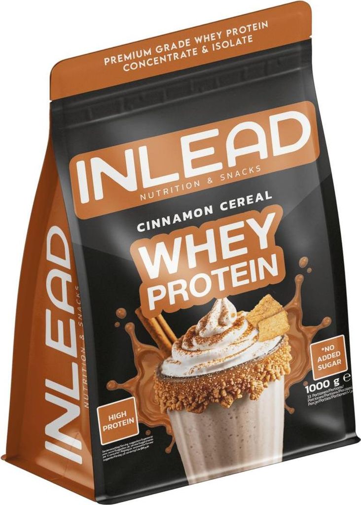 Inlead Whey Protein (1000g) Cinnamon Cereal - Eiweiße - Molkenprotein-Mischung