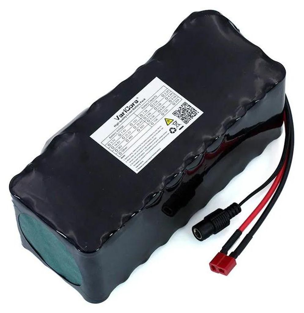 36V 10,4Ah Lithium-Ionen-Akku - 18650 Batteriepack mit BMS - Für Heimspeicher, Solaranlage und Ersatzakku