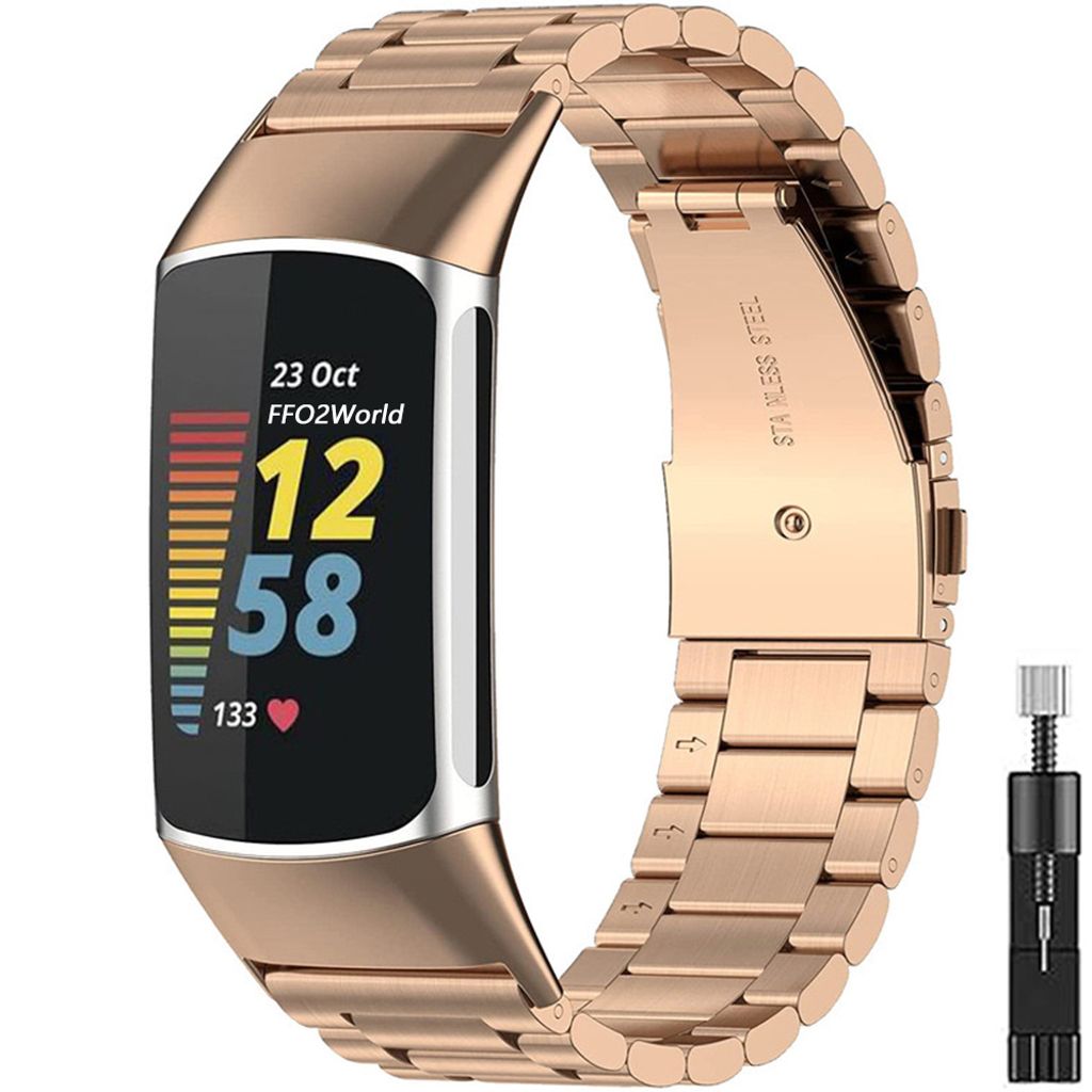 FFO2World Edelstahl Armband Kompatibel mit Fitbit Charge Produktbild 
