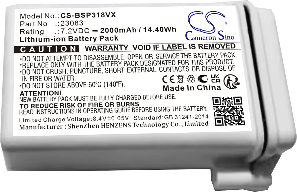 Batterie pour Nettoyeur Bissell 3182+ 3183+ Pet Stain Eraser et 3706