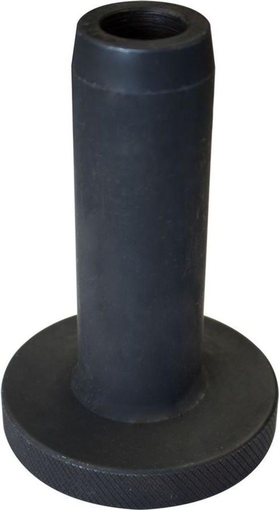 Güde Metall Adapter für Pfahlramme, Ø Dorn 33 mm, Rohre 35-65 mm, Auflageteller 75 mm