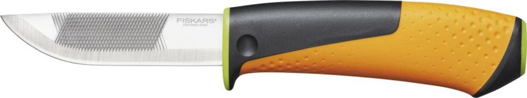 Couteau professionnel Fiskars avec lime et aiguiseur Image du produit 