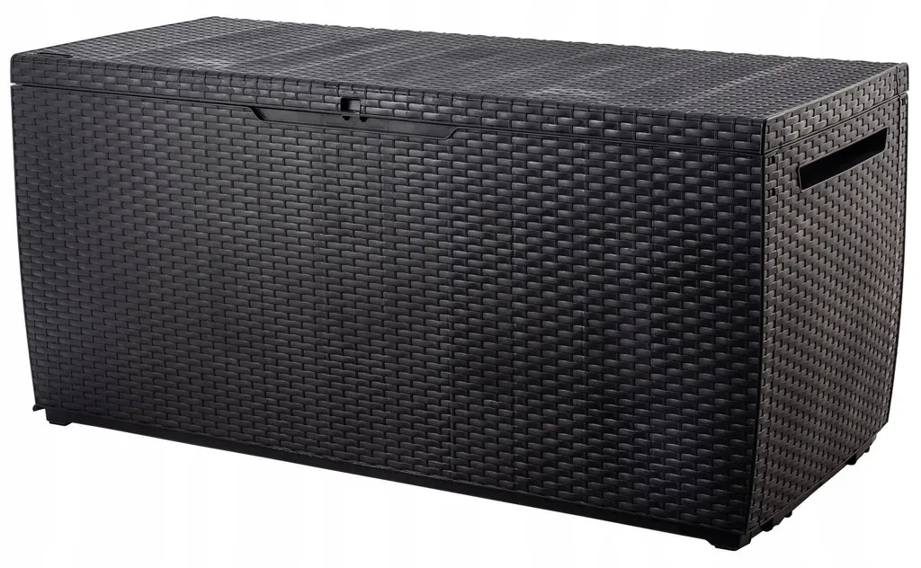Coffre de jardin pour coussins et outils - Rangement balcon 305 L