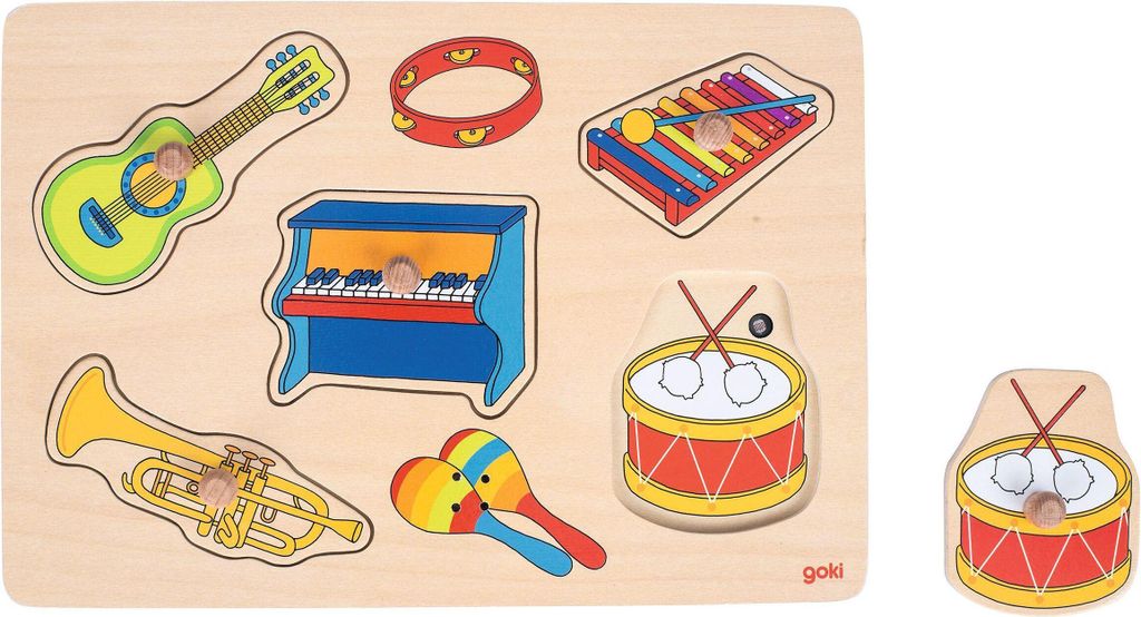 goki Soundpuzzle 5T Musikalien mit Sounds Produktbild 