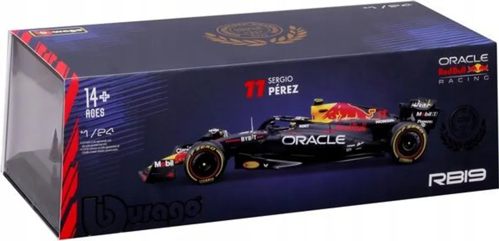 Cadeau Passionné Formule 1 Voiture Red Bull 1:24 Décoration de Bureau