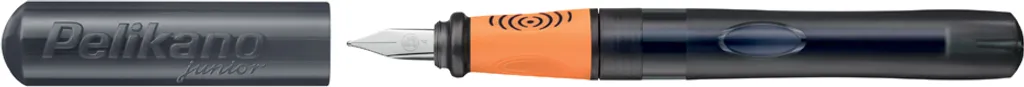 Stylo plume écolier Pelikan Pelikano Junior pour gaucher, gris