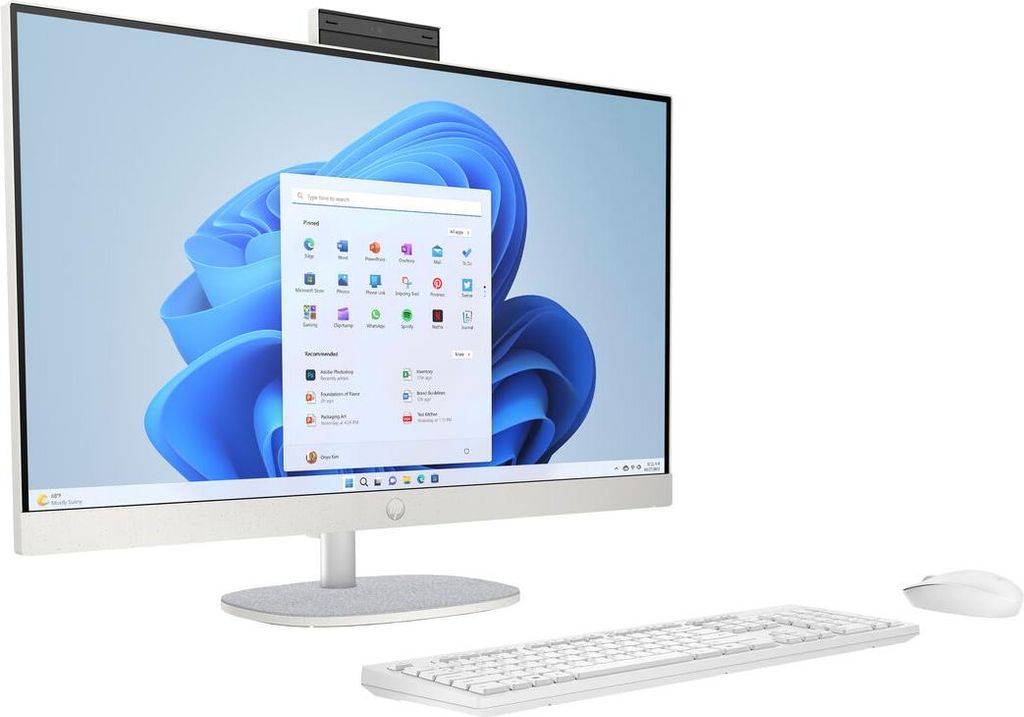 PC Sobremesa HP All-in-One 27-cr0090ns i5-1335U 16GB 512GB SSD Blanco WiFi6