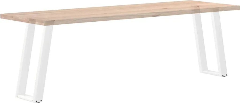 Gambe Tavolo Consolle a U in Acciaio Bianco 2 pz - 38x73 cm Offerta - 8