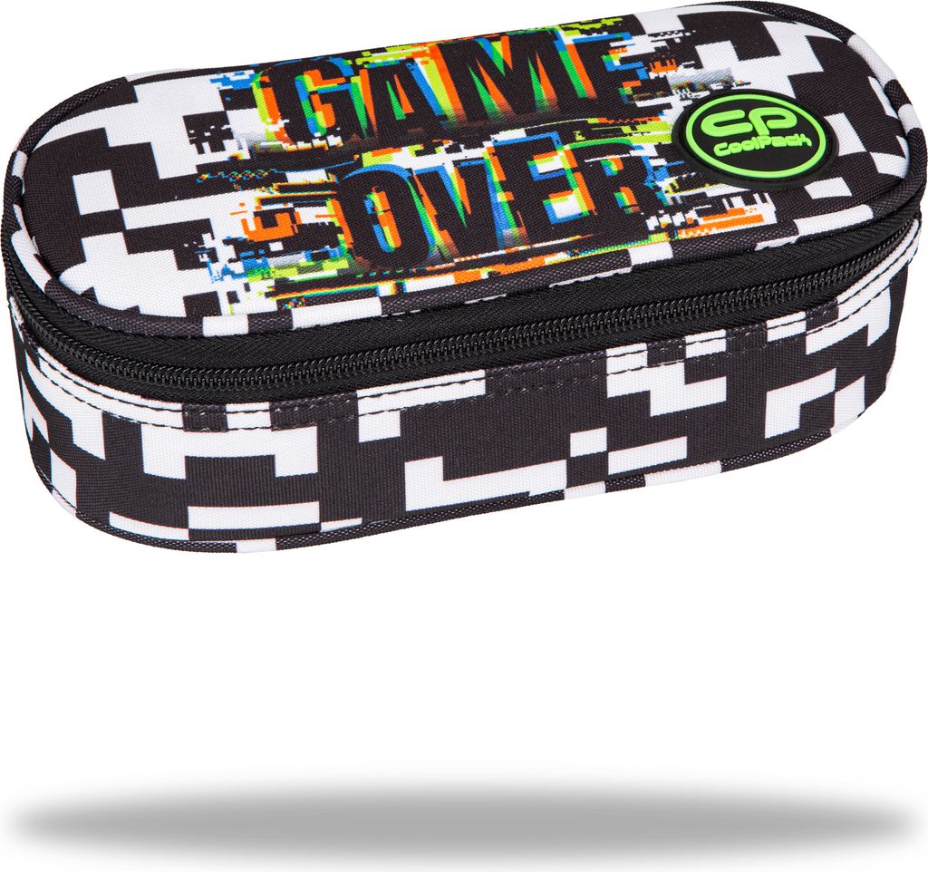 Astuccio ovale Coolpack Campus Game Over senza contenuto Immagine del prodotto 