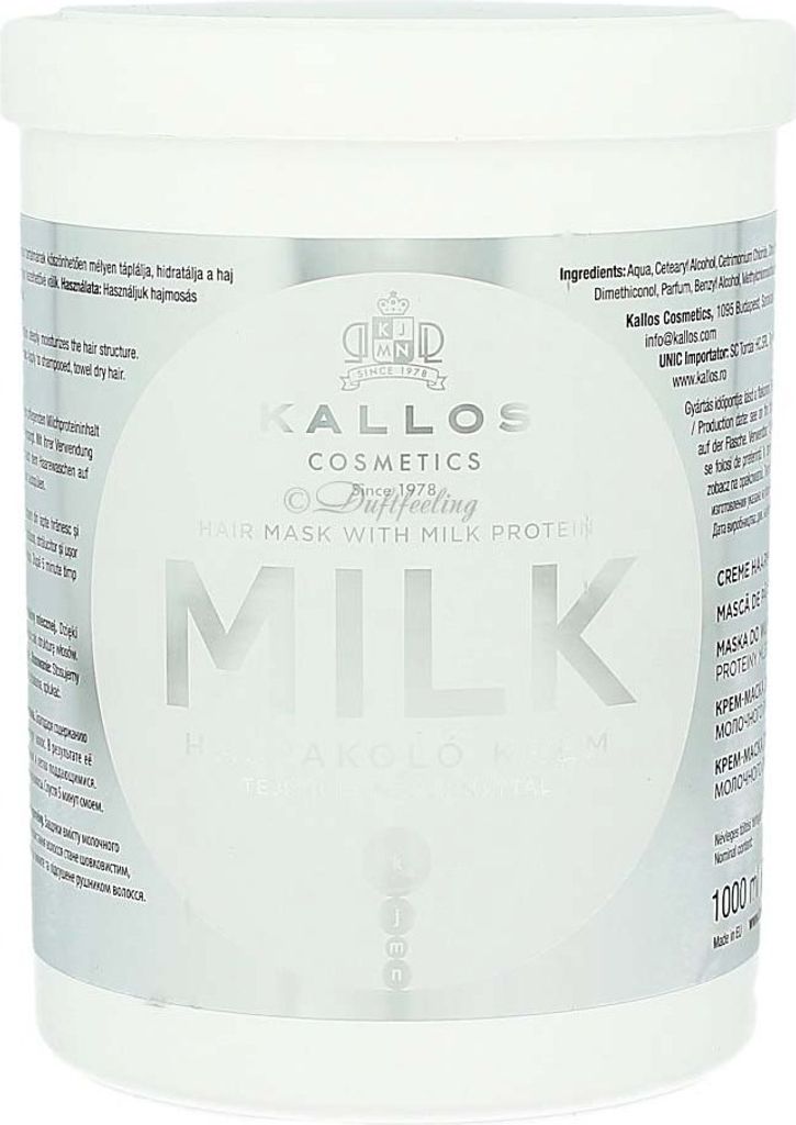 Kallos KJMN Maske mit Milchproteinextrakt 1000 ml