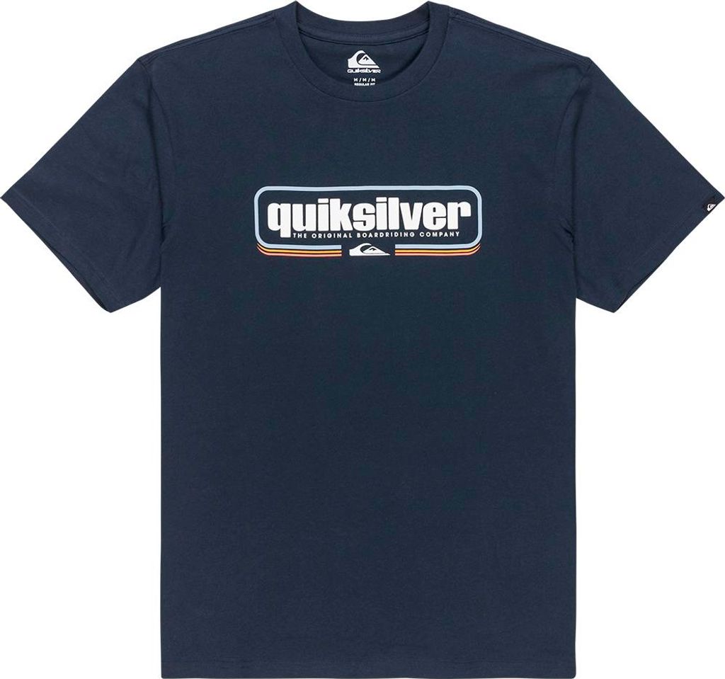 Quiksilver Box Shaped Kurzarm-t-shirt Blau S Mann Blau S