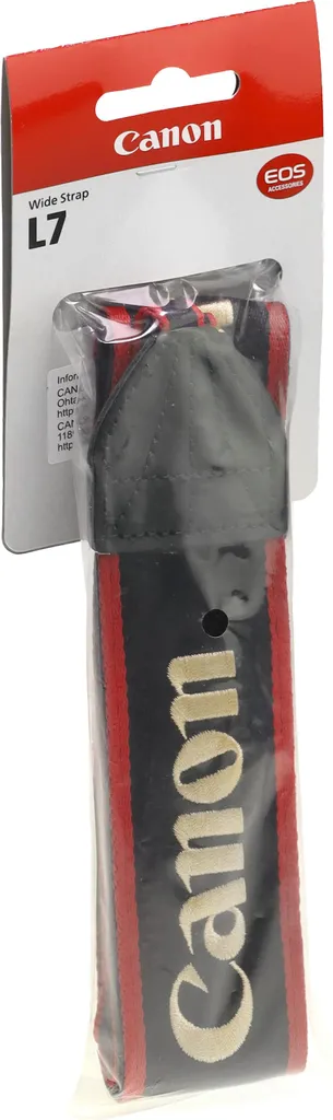 Canon L7 Sangle de Cou pour Appareil Photo Numérique - Noir Classique