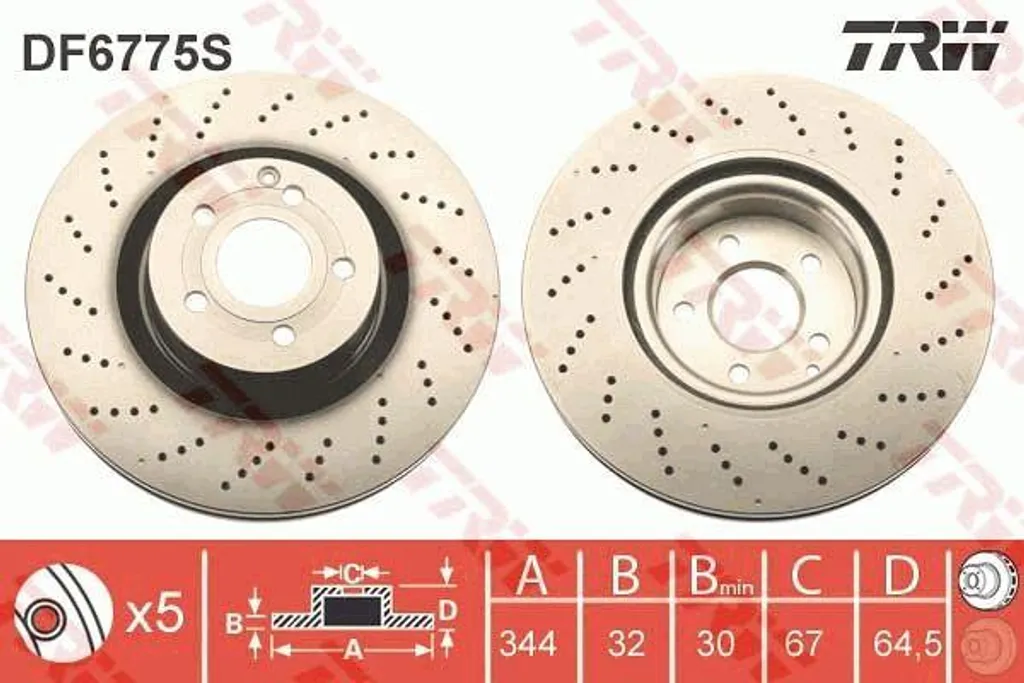 Améliorez votre freinage Classe C et E avec le disque TRW DF6775S 300mm