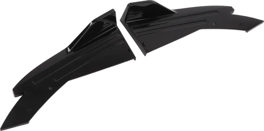 Bodykit universel pour voiture avec spoiler et diffuseur noir brillant