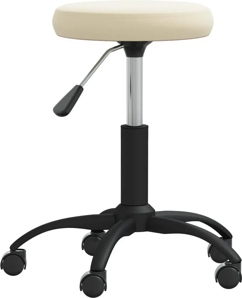 vidaXL Sgabello Velluto Crema: Morbidezza e Comfort per la Tua Casa