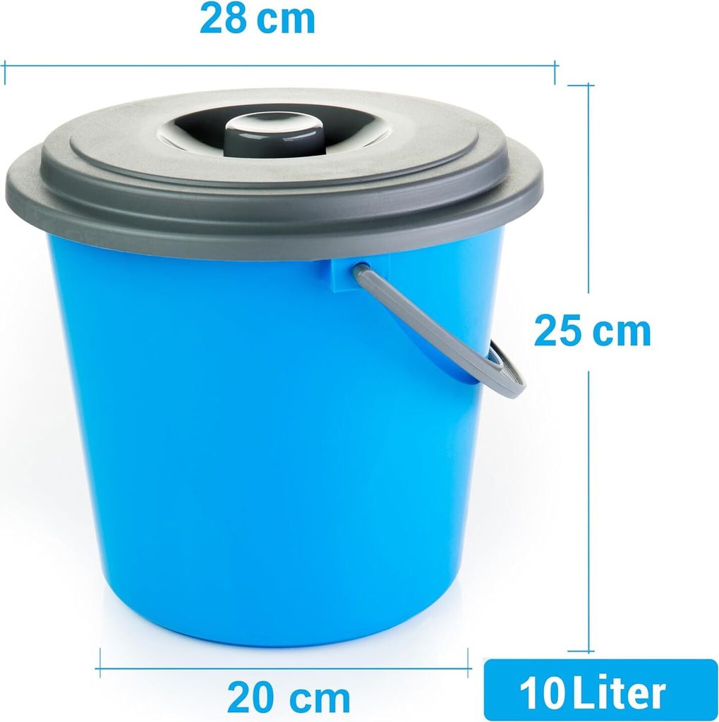 Eimer mit Deckel 10l, 3er Set Putzeimer Kaufland.de