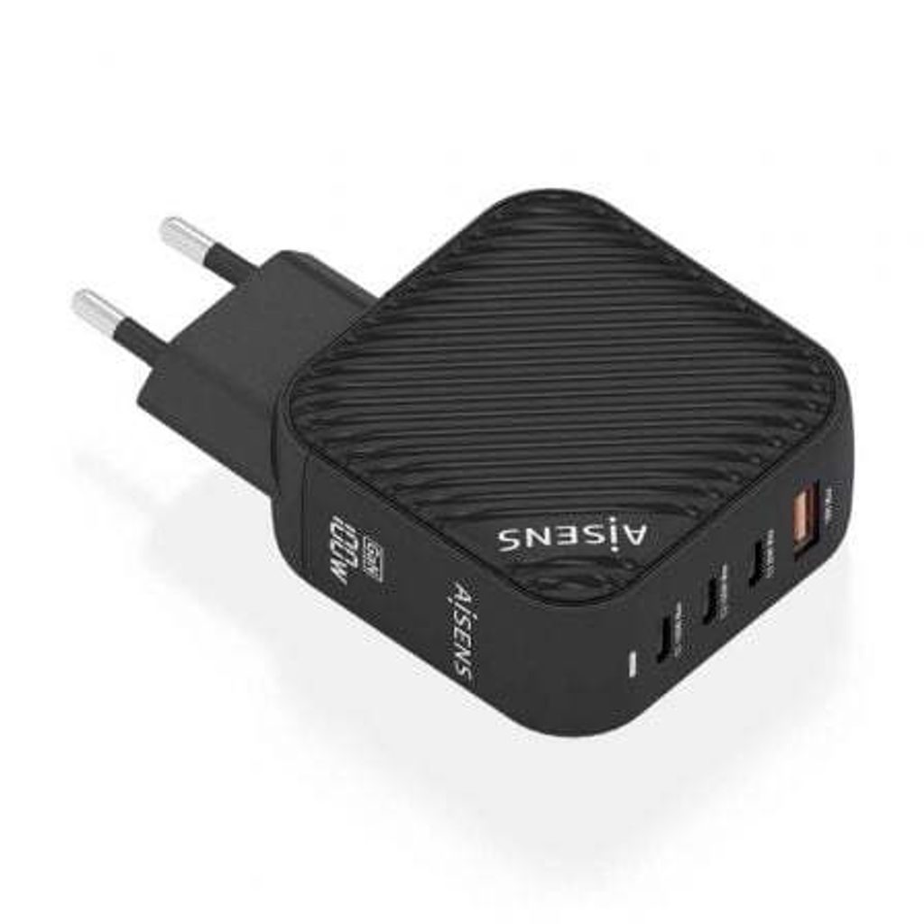 Aisens Wandladegerät ASCH-100W4P029-BK Schwarz Mehrfarbig 100 W (1 St.)