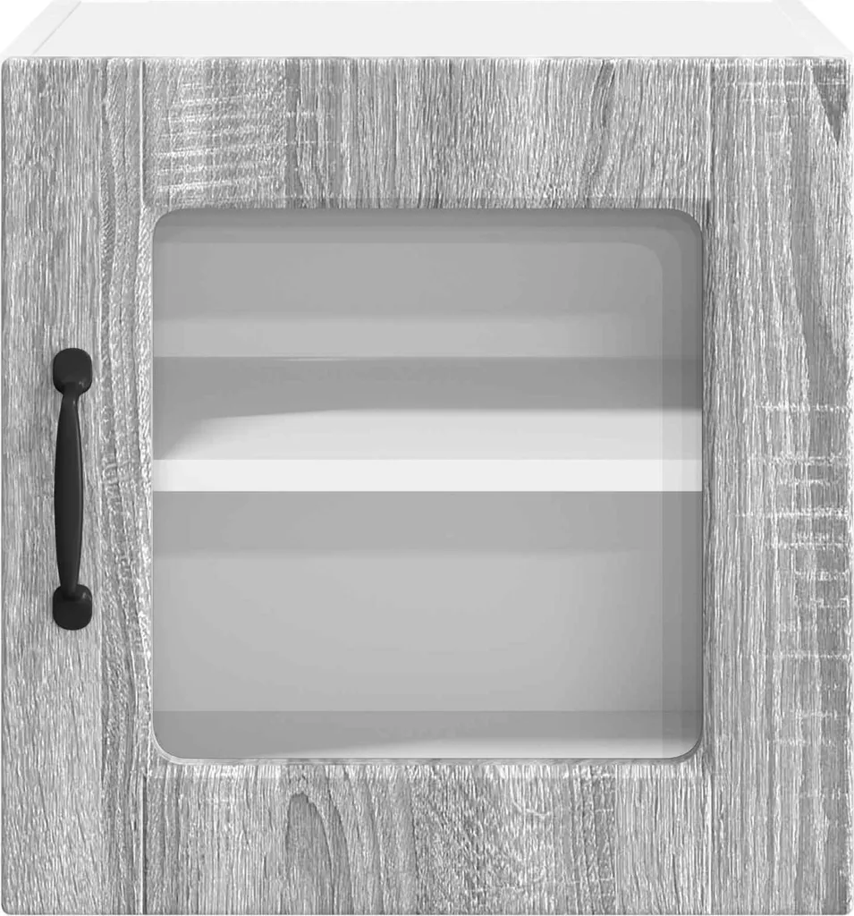 Mobiletto Cucina Sospeso vidaXL Grigio Sonoma 40cm | Stoccaggio Conveniente - 5