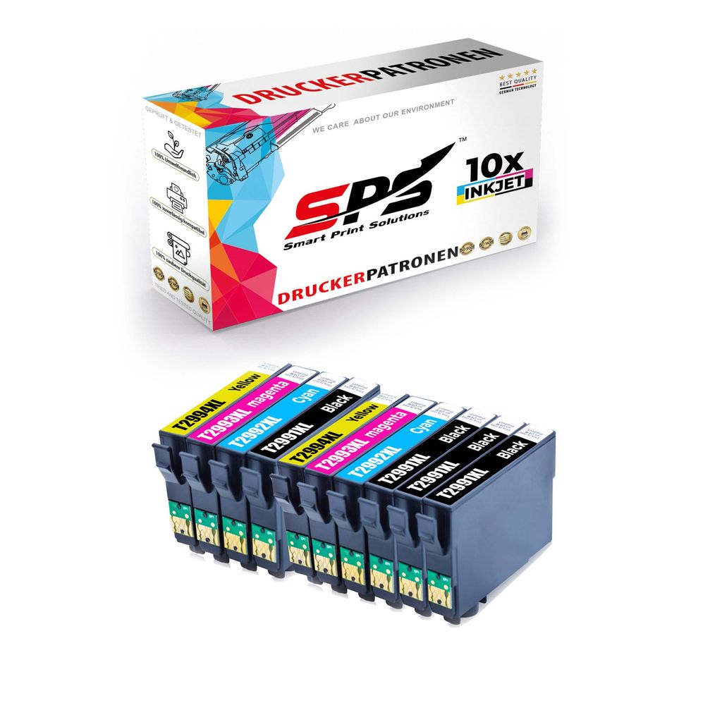 10x Tinten Epson 29XL Multipack kompatibel für Epson Expression Home XP-245