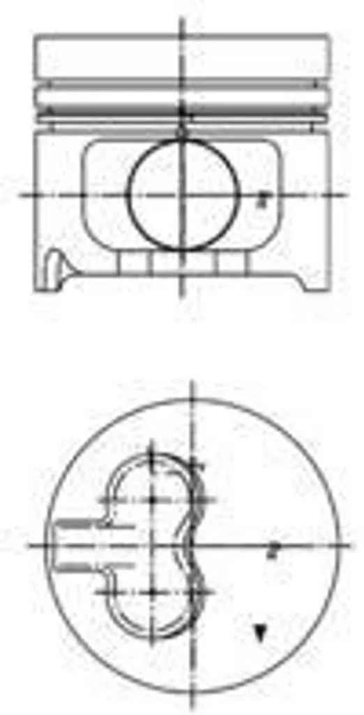 Piston Kolbenschmidt 40039600 OE pour réparer Primastar Civic Boxer