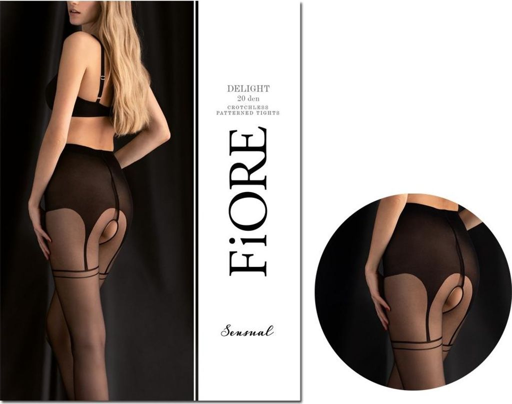 STRUMPFHOSE FIORE DELIGHT 4 20 DEN nero Immagine del prodotto 