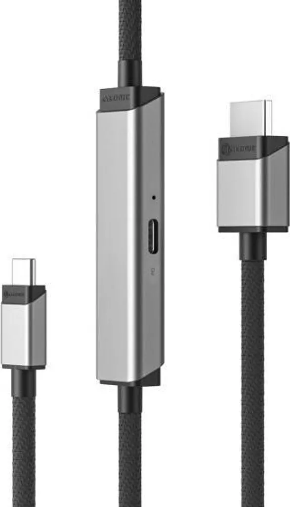 Alogic Adattatore Video USB-C HDMI 4K 1m - Qualità Professionale 100W
