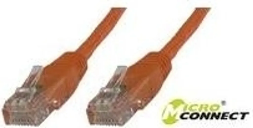 Cavo Ethernet Gaming Cat6 Microconnect 2m Arancio | Zero Latenza - 2