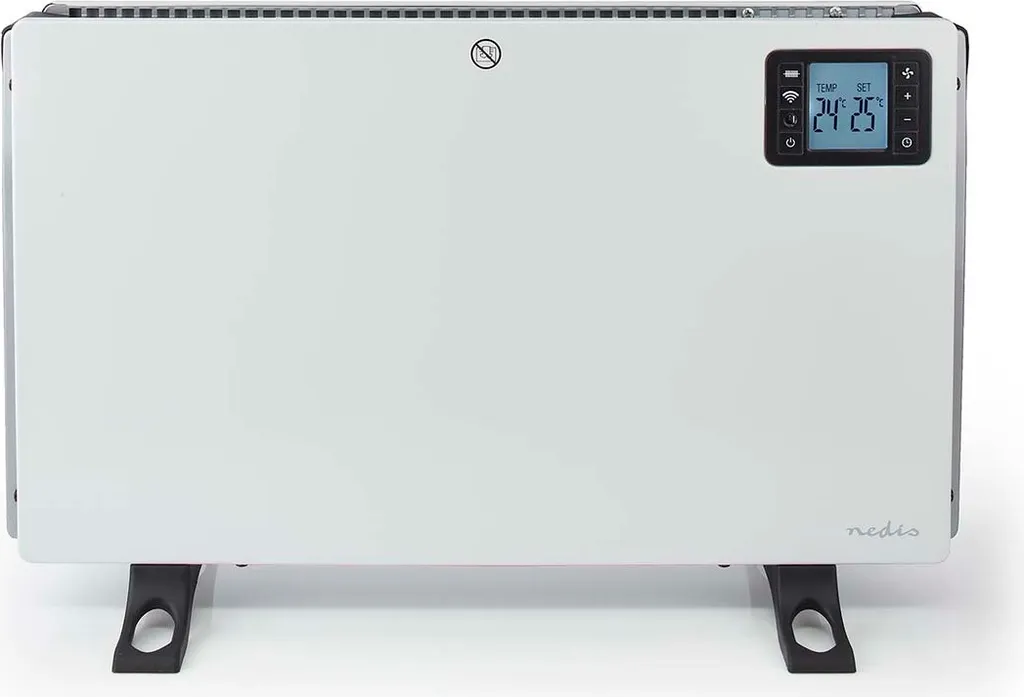 Radiateur Convecteur Électrique Wi-Fi 2000W Blanc pour Salon et Bureau