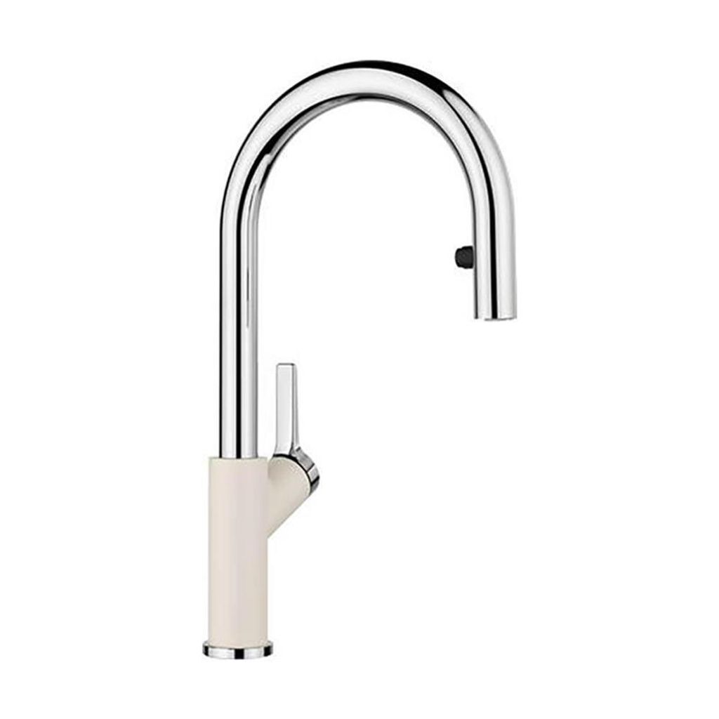 Blanco Küchenarmatur CARENA-S VARIO chrom softweiß 526931