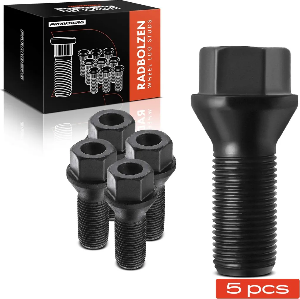 Frankberg 5x Vis de Roue M14x1.25 pour BMW F20 F30 F31 X5 X6 et MINI
