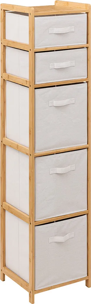 Armoire à paniers Eazy Living Bourgogne avec 5 tiroirs de rangement