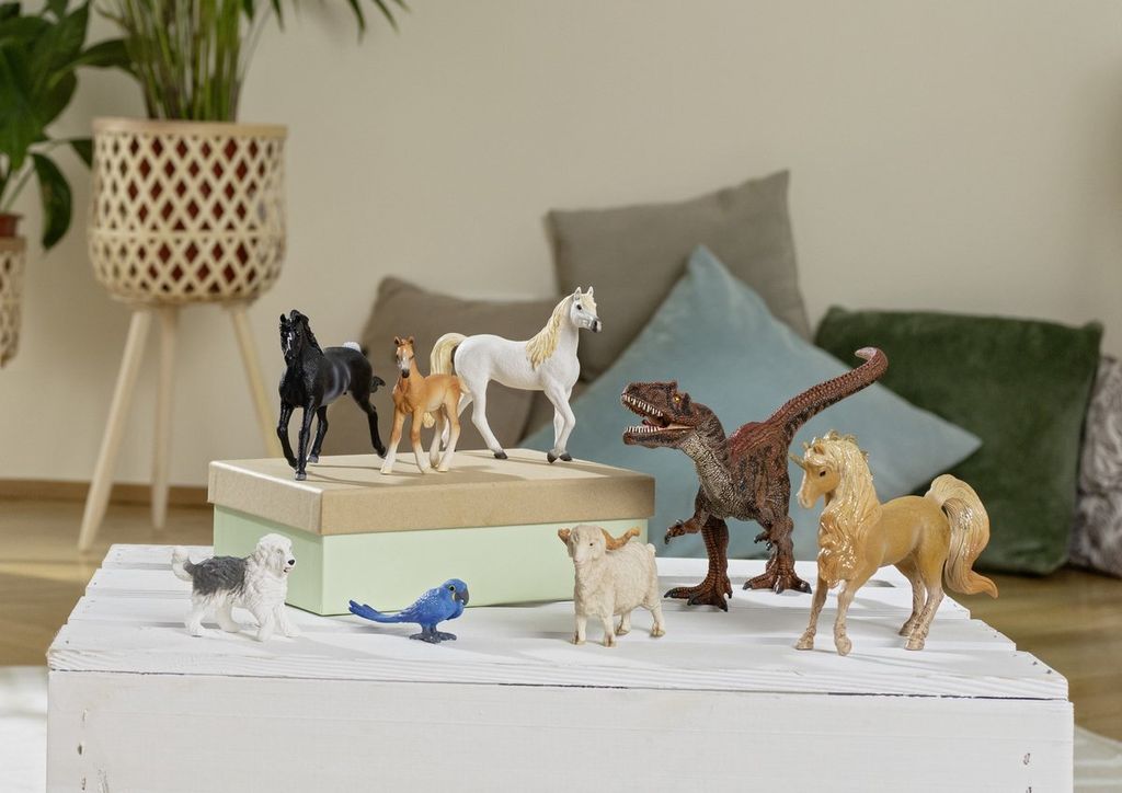 Figurine Ara Hyacinthe Schleich 14859 – 8 X 4 X 2 Cm – Bleu Cobalt, Réaliste, Dès 3 Ans