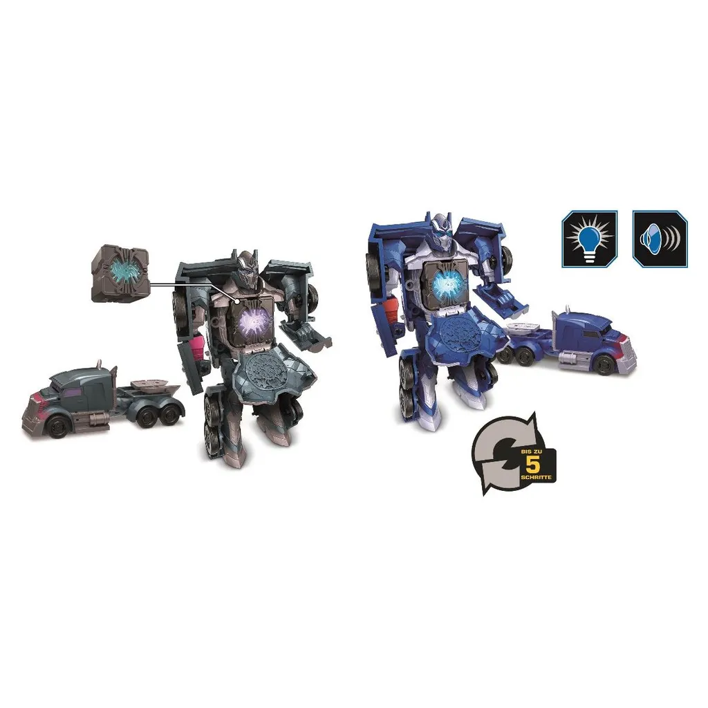 Transformers 5 Power Cube Starter Pack : Figurine de Combat Interactive - 9