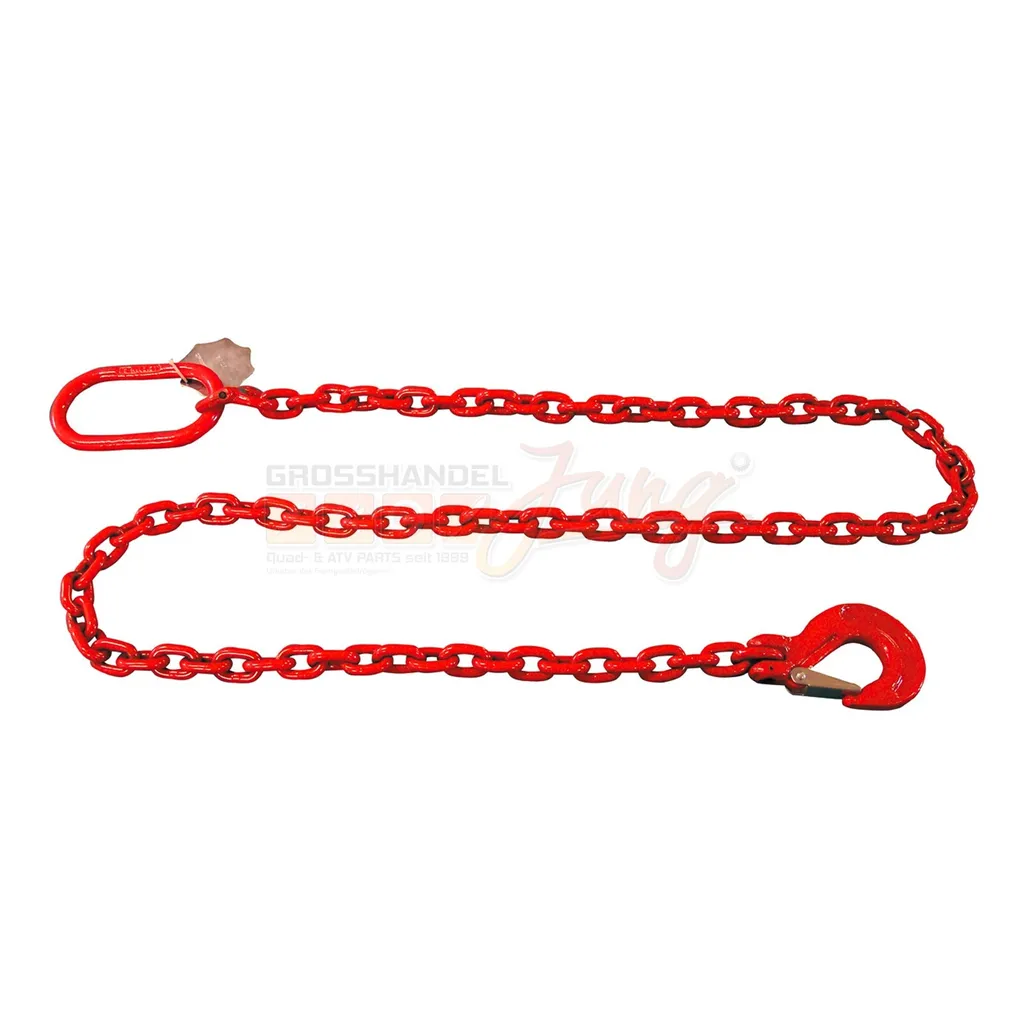 Chaîne forestière 2m x 8mm idéale pour le bois de chauffage et débusquage