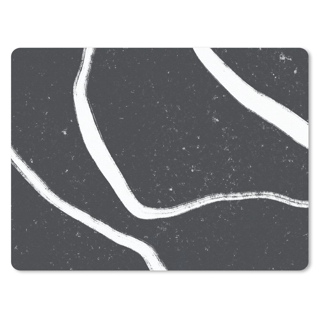 MuchoWow Mauspad Mousepad Linie - Minimalismus - Gestaltung 40x30 cm - Mousepads - Maus Mat - Pad - Mausunterlage - Anti Rutsch