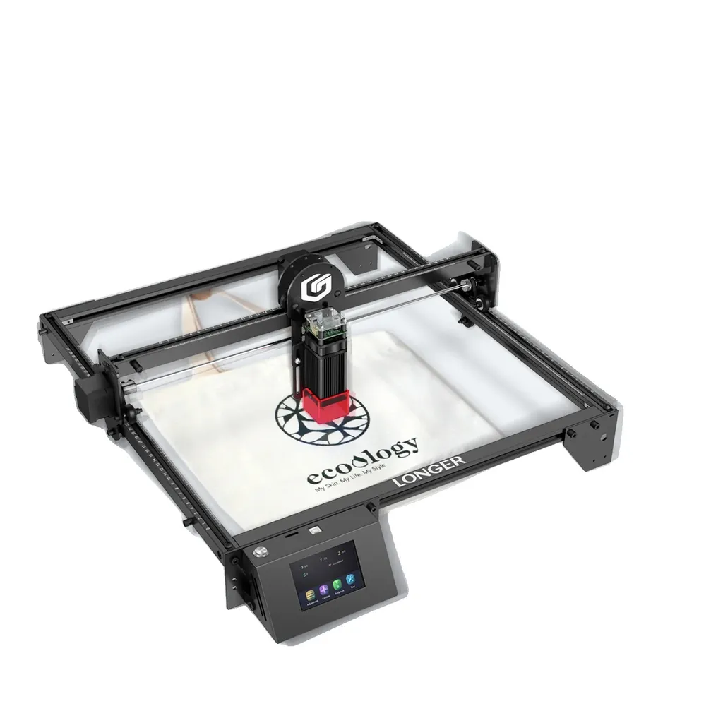 Graveur laser 10W 400x400mm autonome avec écran pour gravure hors ligne